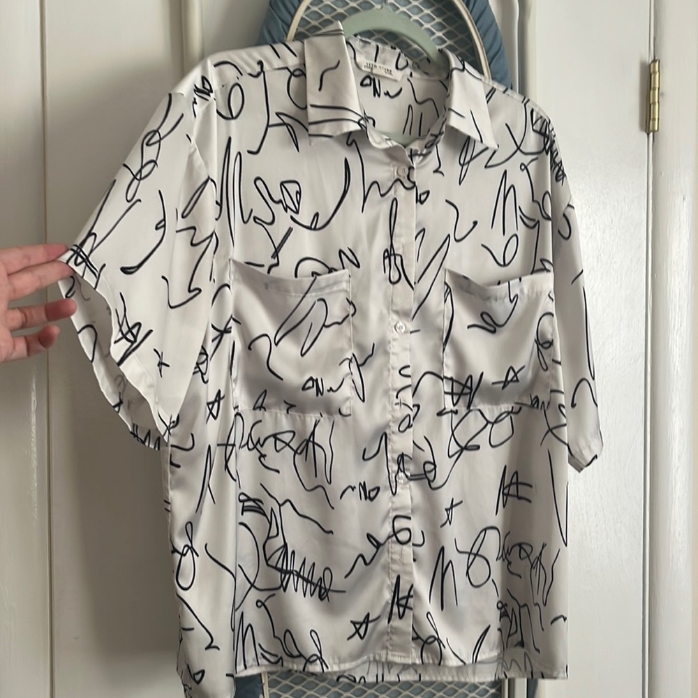 12th tribe satin top